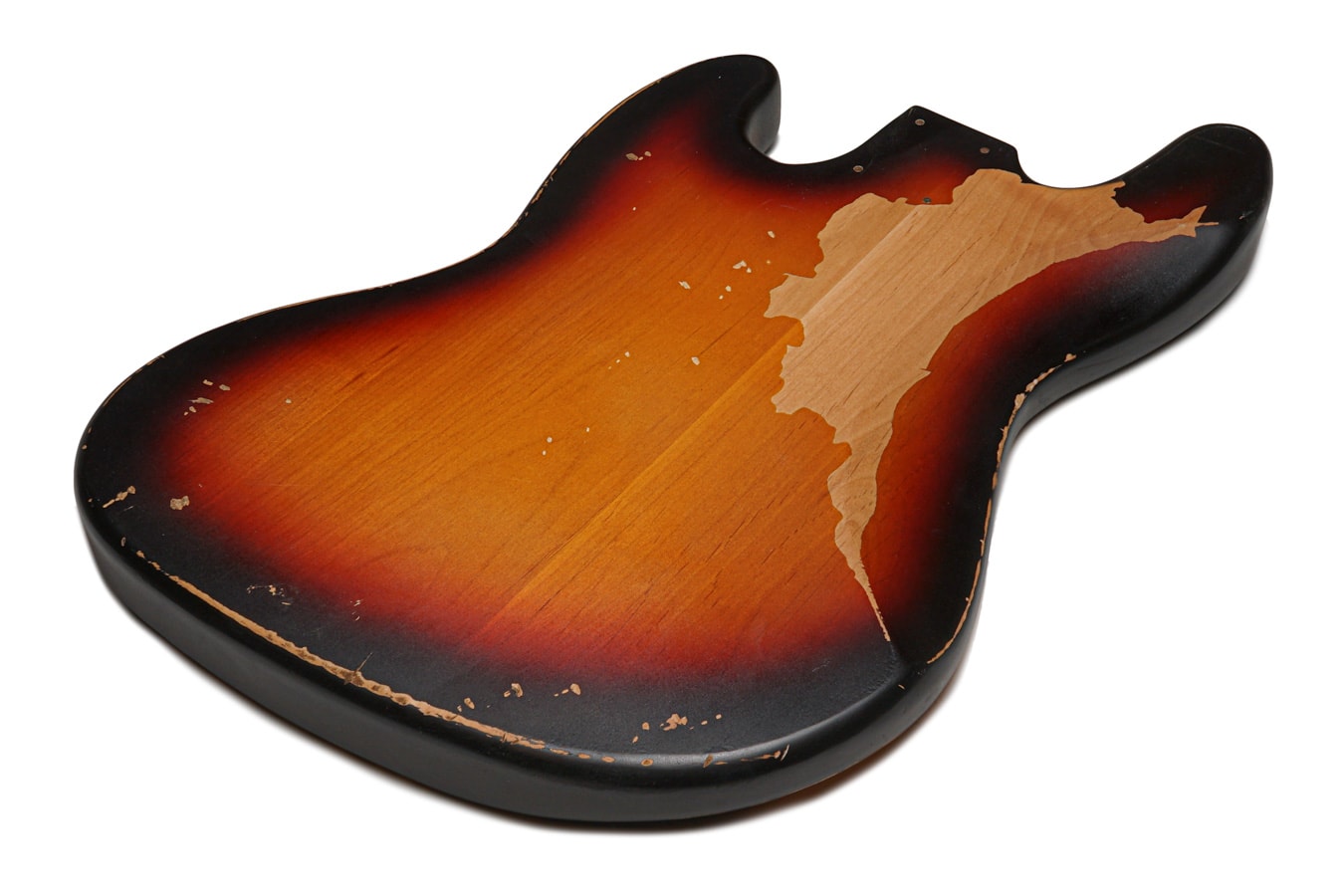 Solo JB Style Relic Finished Bass Body – Sunburst