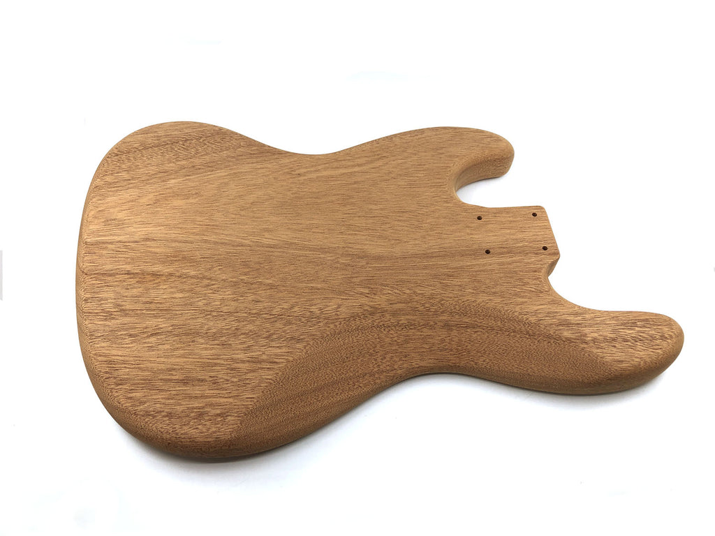 Solo Pro JB Style 1Pc Mahogany Sanded & Unfinished Bass Body