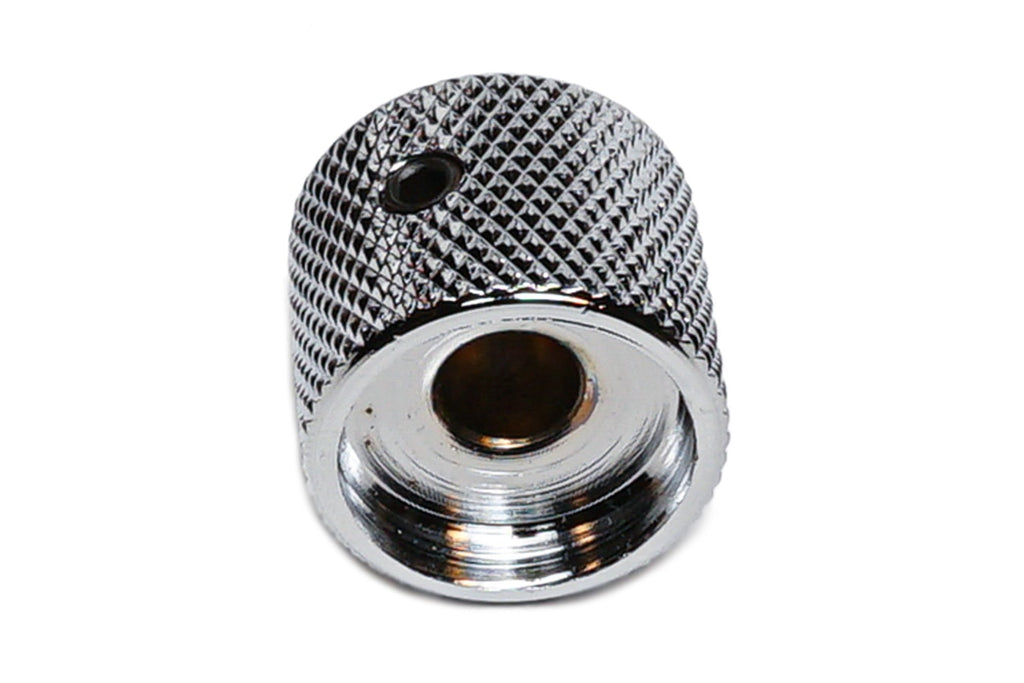 Solo Knurled Knob With Abalone Dome Top