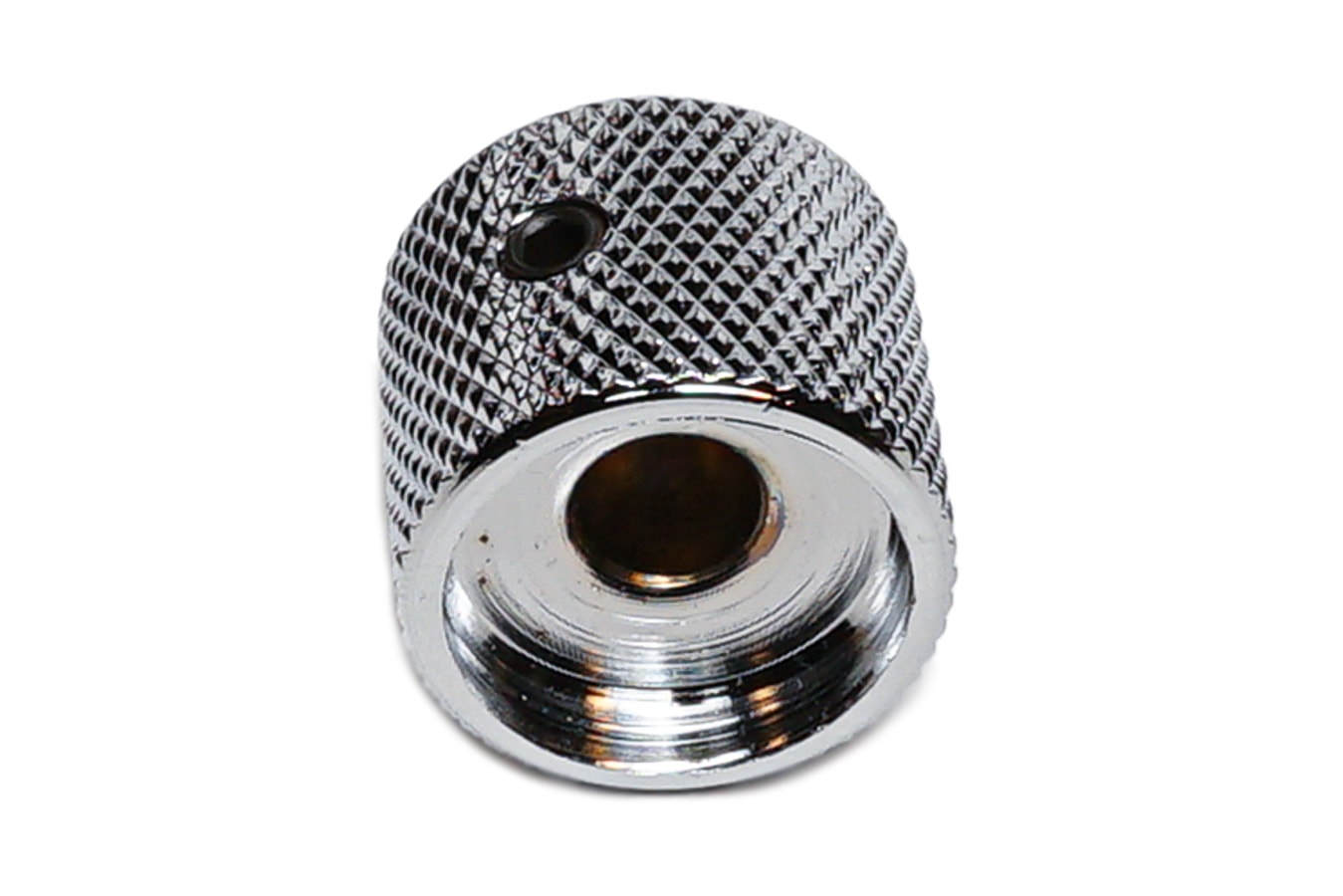 Solo Knurled Knob With Abalone Dome Top