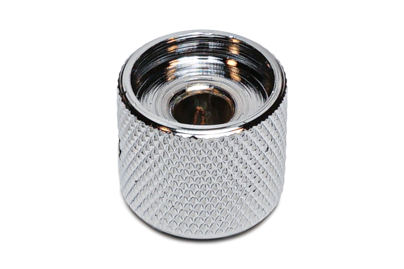 Solo Knurled Knob With Abalone Dome Top