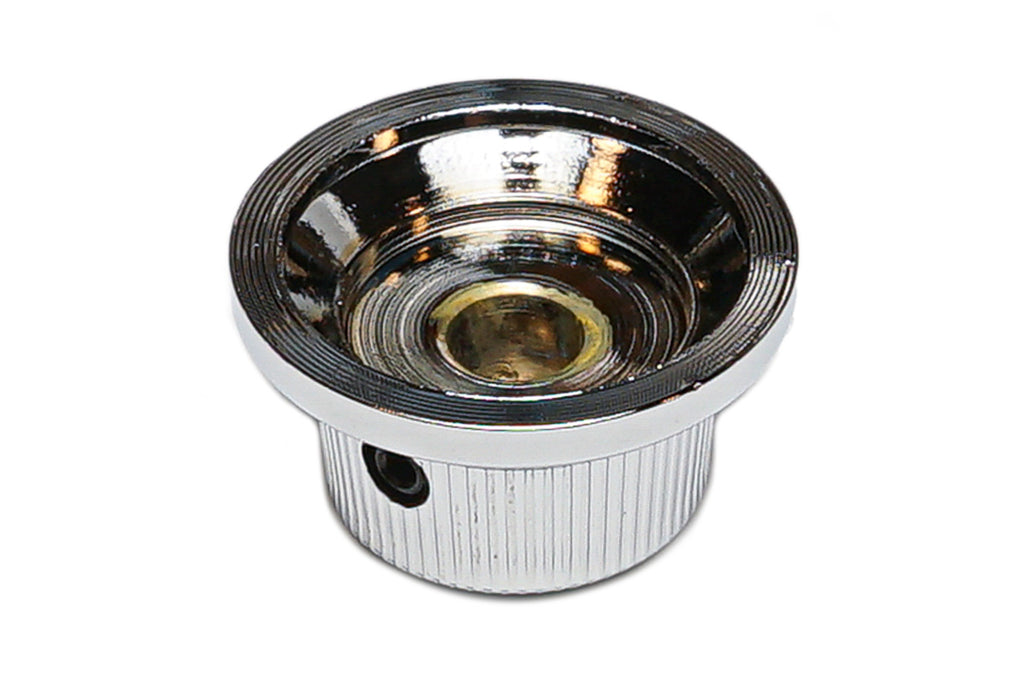 Solo Knurled ST Style Knob With Abalone Dome Top