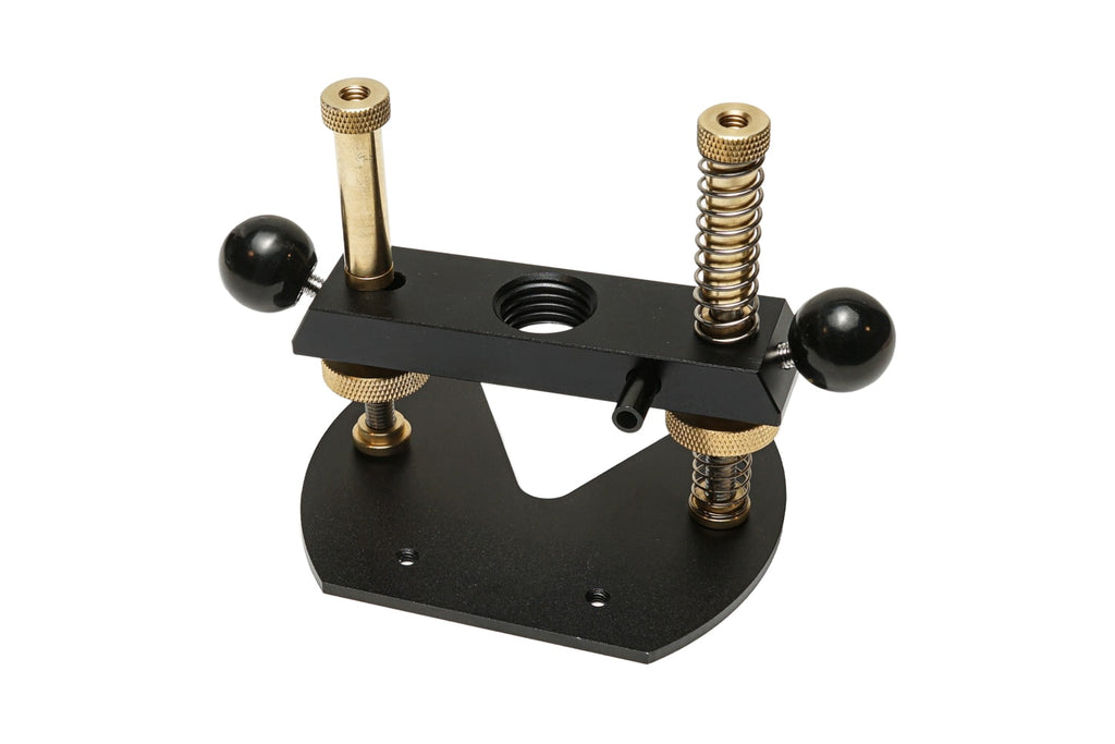 Solo Pro Precision Router Base With Ball Knob Handles – Black