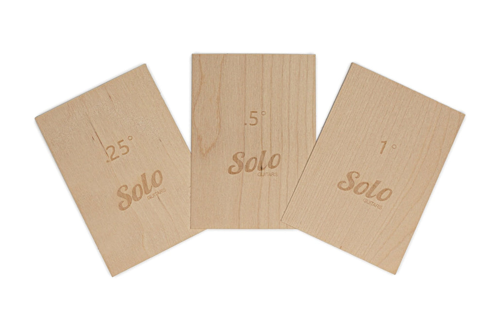 Solo Tapered Bass Neck Blank Shims – Individual