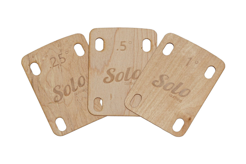 Solo Tapered Guitar Neck Shims – Individual