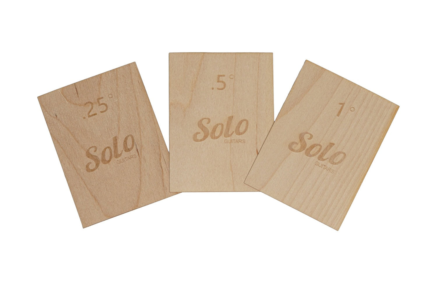Solo Tapered Guitar Neck Blank Shims – Individual