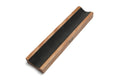 Rectangular wooden neck support caul with black rubber inset and 'solo' branding on the side.