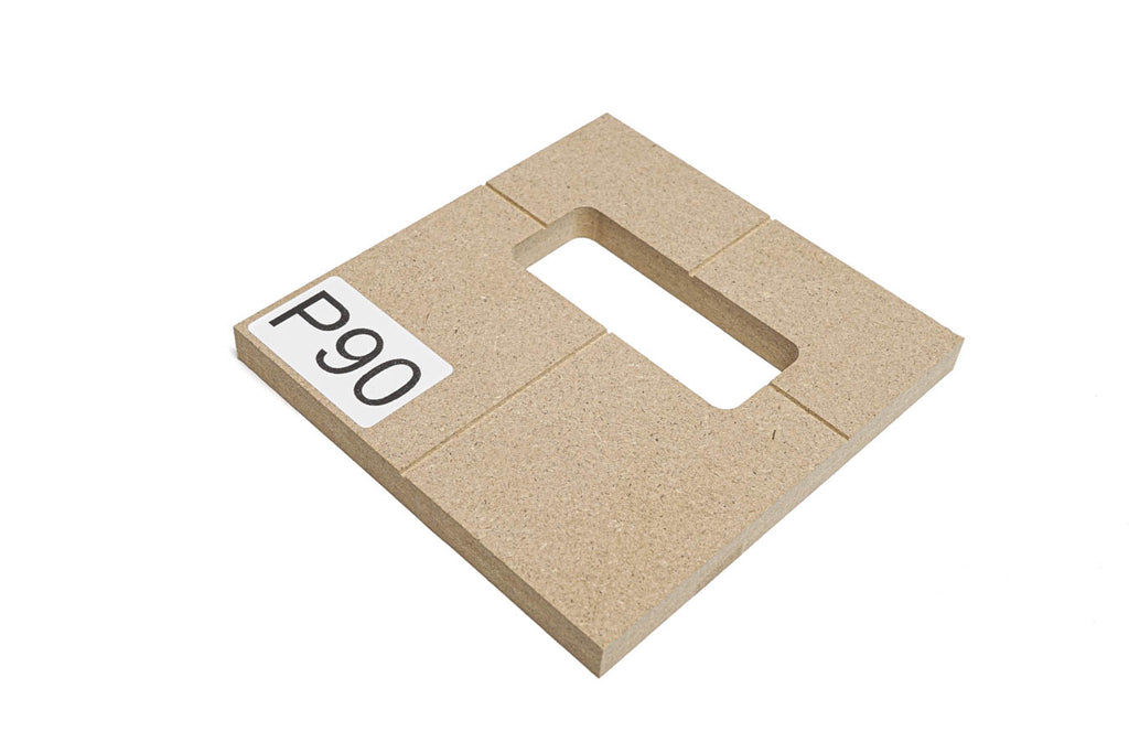 Solo Music Gear Solo P90 Pickup Route Template