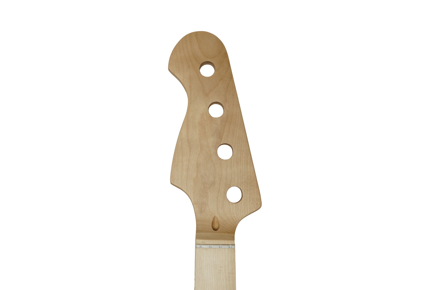 Solo PB Style Left Handed Maple Bass Neck With Maple Fretboard