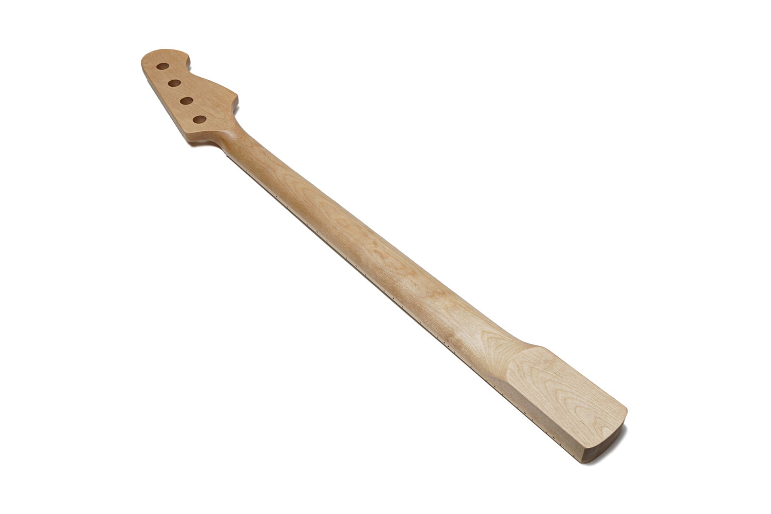 Solo PB Style Left Handed Maple Bass Neck With Maple Fretboard