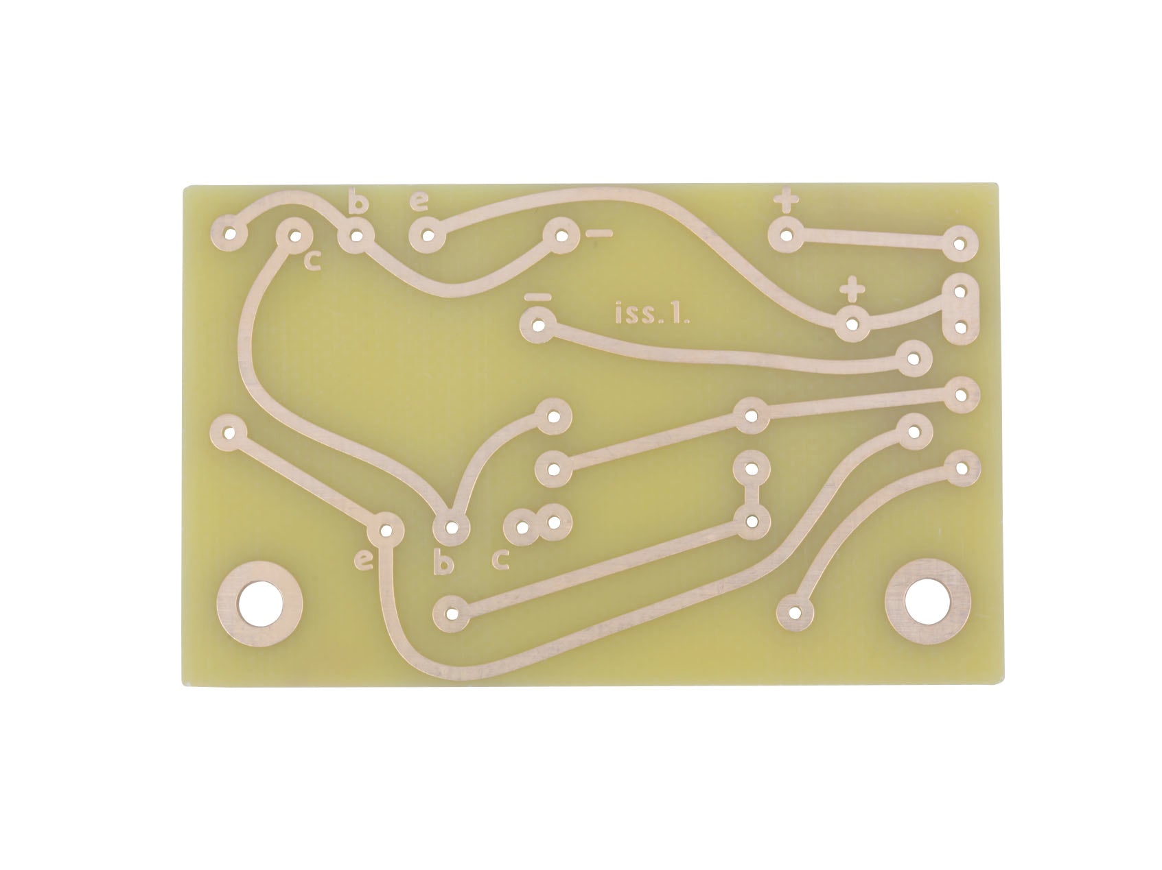 Solo Music Gear PCB Vintage Style Issue 1 Fuzz Circuit Board – Natural — Fuzz Pedal