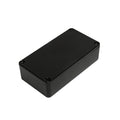 Black rectangular metal enclosure with rounded corners and visible screws on top.