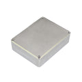 Rectangular silver metal enclosure box with four screws on the top panel.