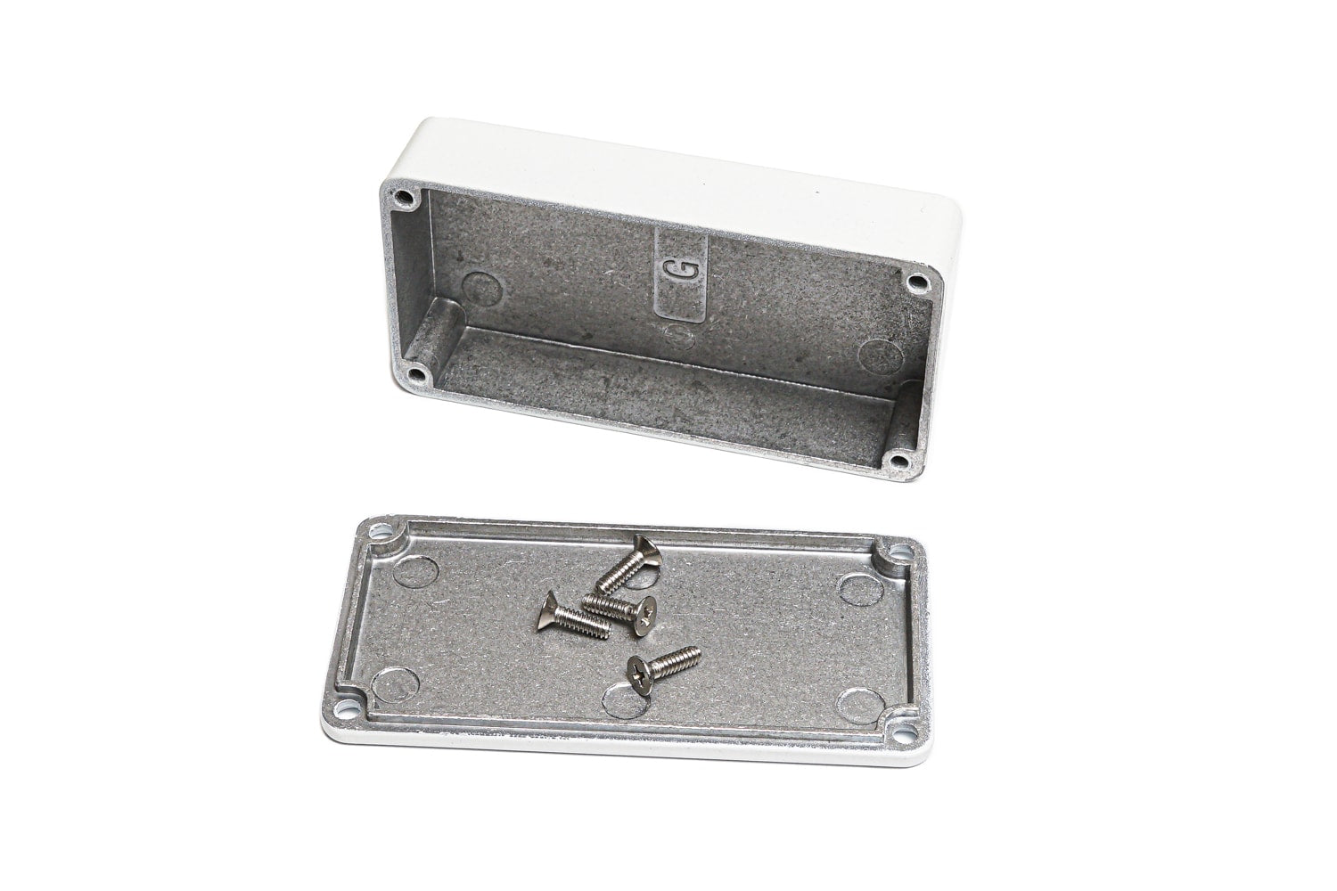 Solo 1590G-WH – Small White Pedal Enclosure
