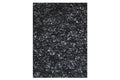 Black pearl textured sheet likely used as a guitar pickguard blank.