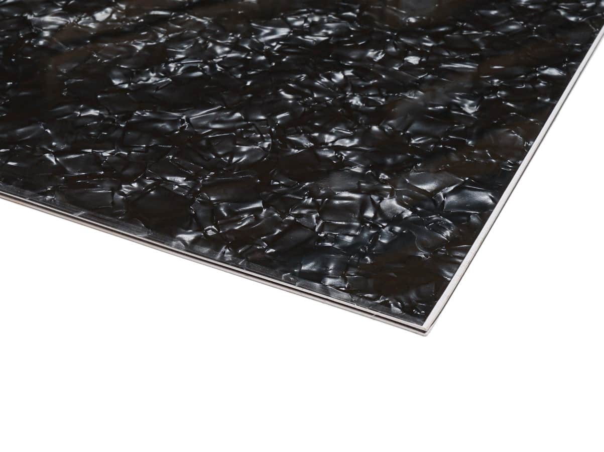 Solo Music Gear Solo 3 Ply Black Pearl 17.0″ x 11.25″ Pickguard Blank