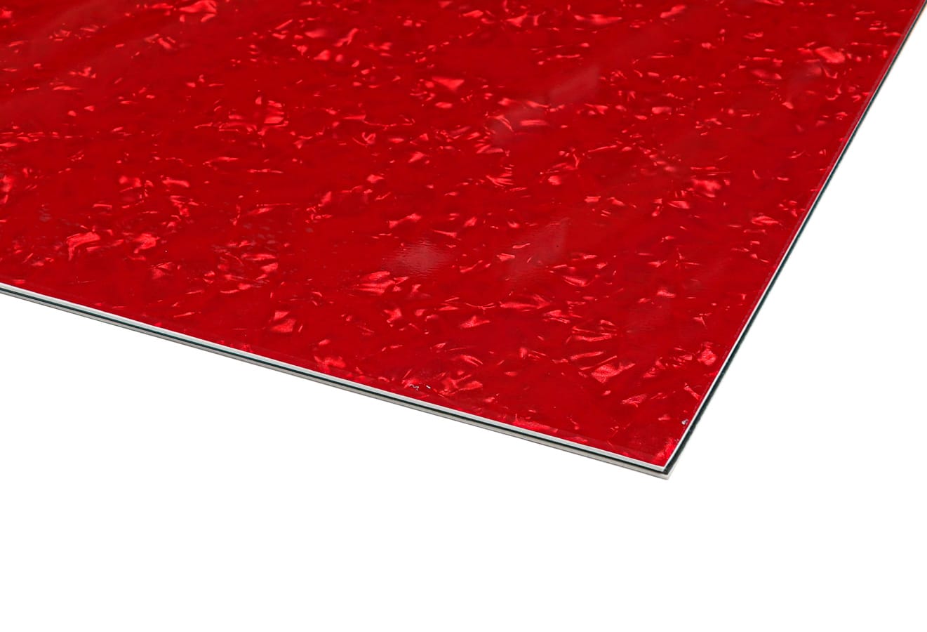 Solo Music Gear Solo 3 Ply Red Pearl 17.0″ x 11.25″ Pickguard Blank