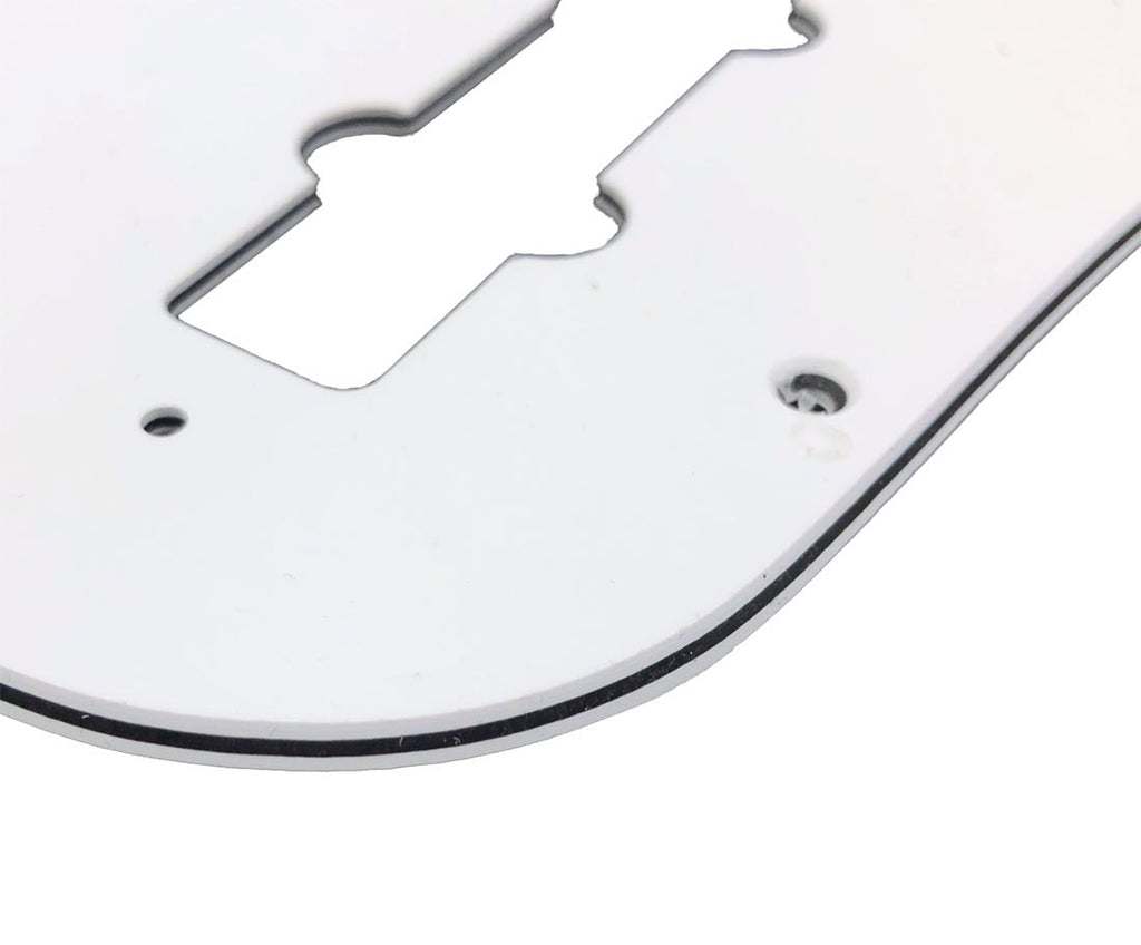 Solo Music Gear Solo Pro J Bass Style 3 Ply White Pickguard
