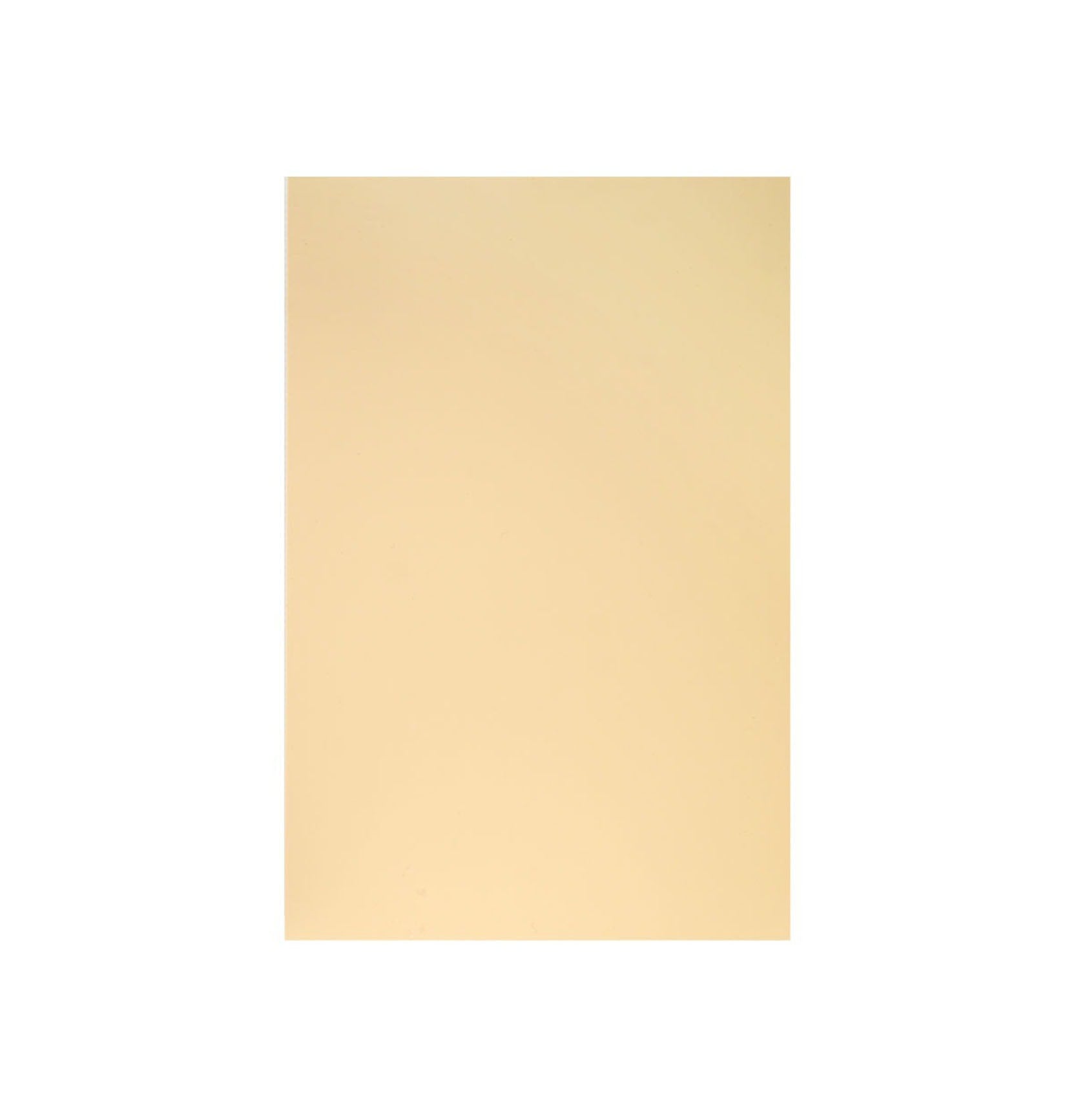 Cream colored rectangular sheet with smooth surface, likely a blank guitar pickguard material.