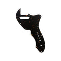 Tortoise shell patterned 4-ply pickguard for a Telecaster-style guitar.