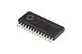Black integrated circuit chip labeled SPIN SEMICONDUCTOR FV-1 with two rows of metal pins.