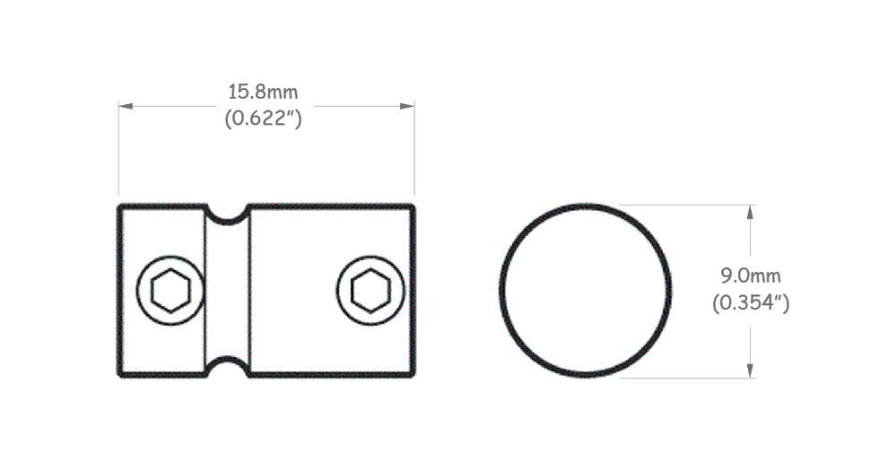 Solo Pro Barrel Style Bass Saddle — Nut / Saddle