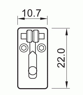 Solo Pro Roller Saddle — Nut / Saddle