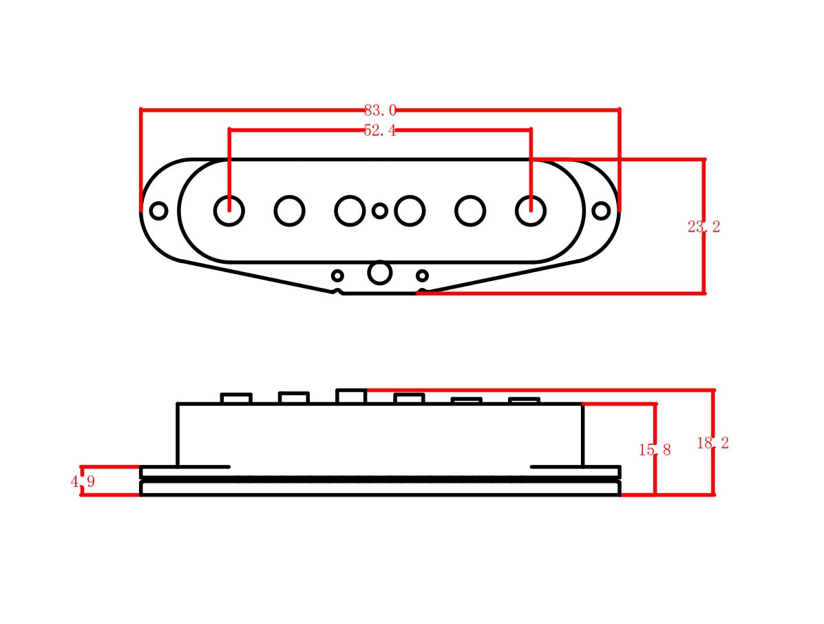 Solo Music Gear Solo Pro Vintage Modified White Alnico II Neck Pickup