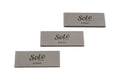 Three rectangular metal files labeled Solo Guitars with sizes 2.0mm, 2.5mm, and 3.0mm.
