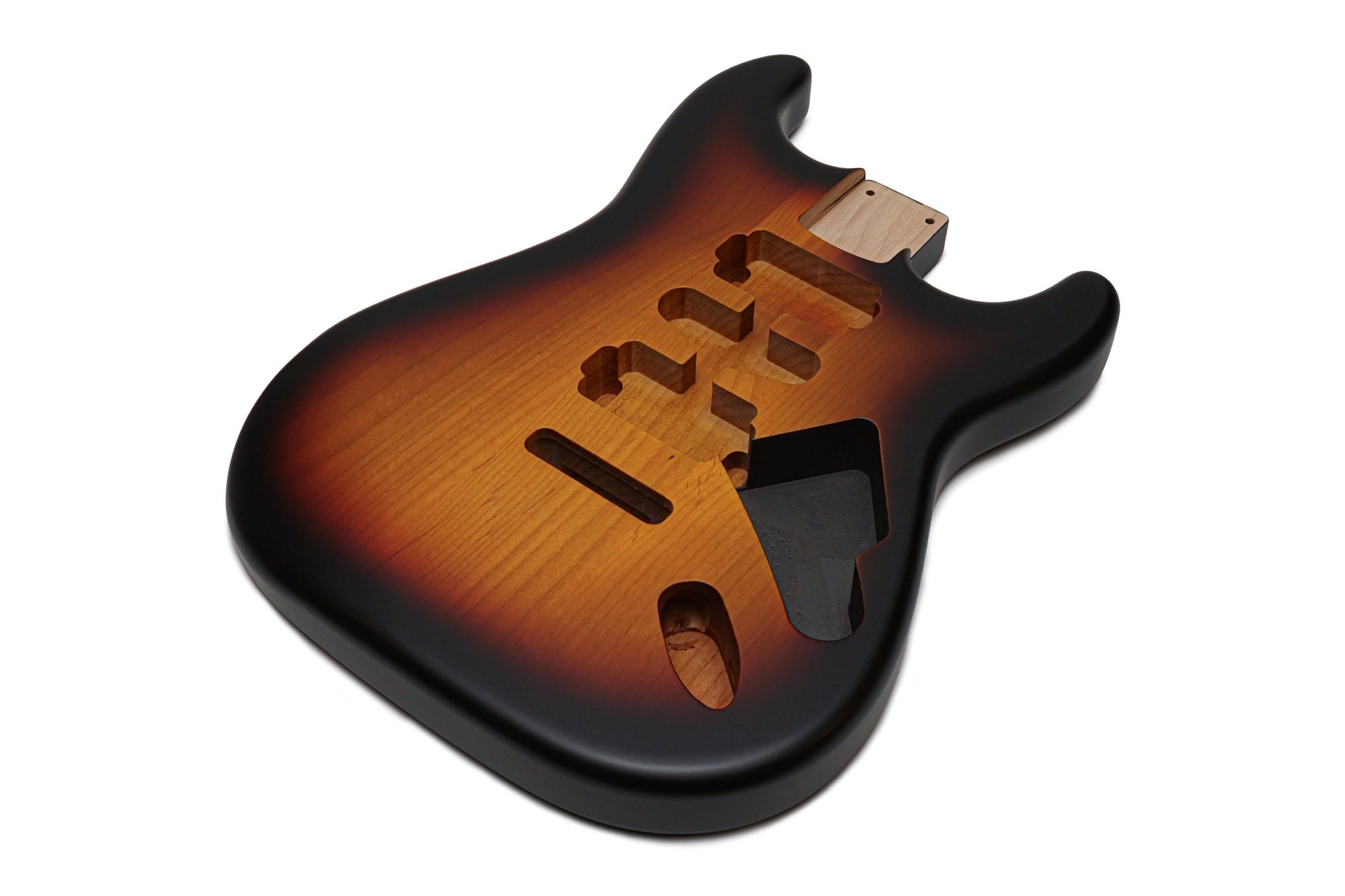 Solo ST Style HSH Satin Nitro Finished Guitar Body – 3 Tone Sunburst
