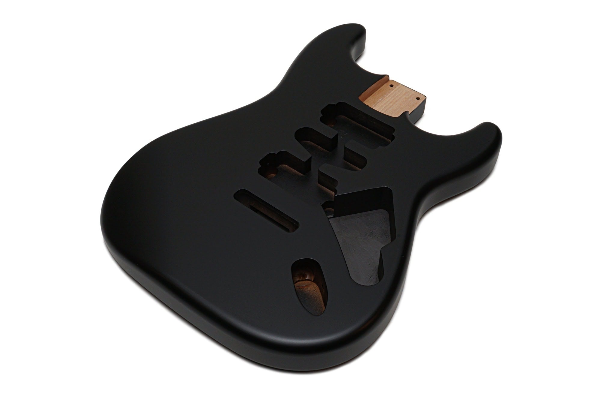 Solo ST Style HSH Satin Nitro Finished Guitar Body – Black