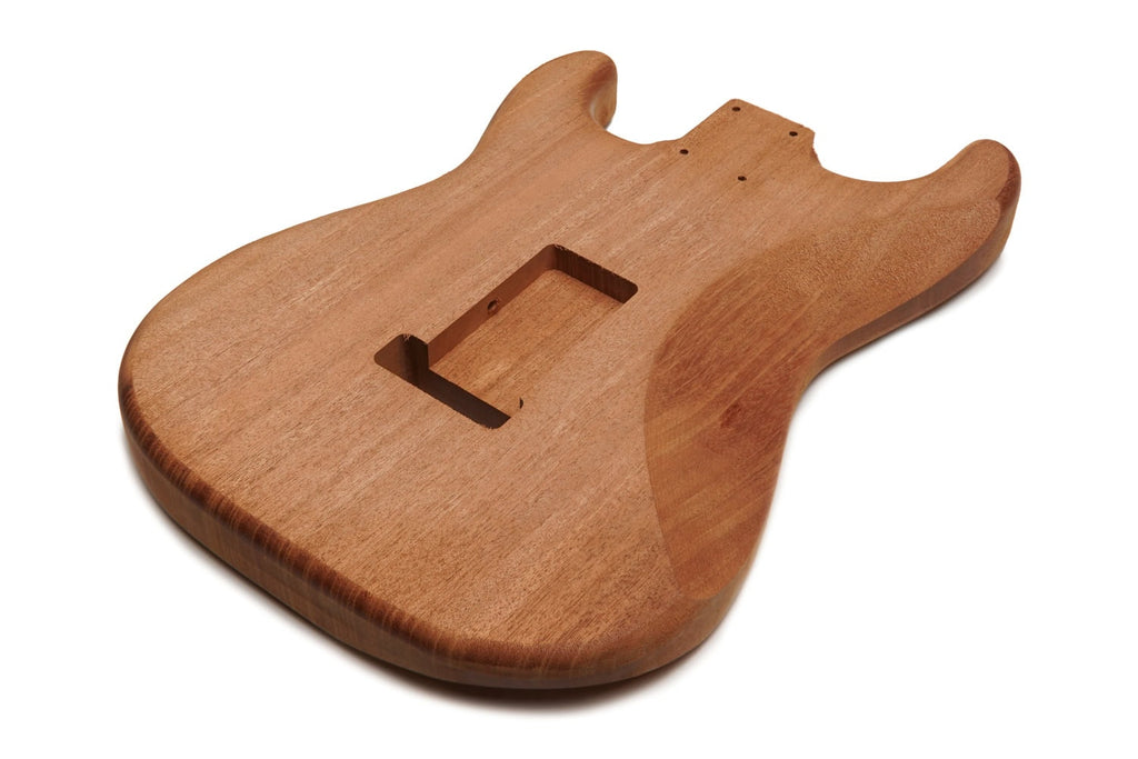 Solo Pro ST Style 1Pc Mahogany Unfinished/Unsanded Guitar Body
