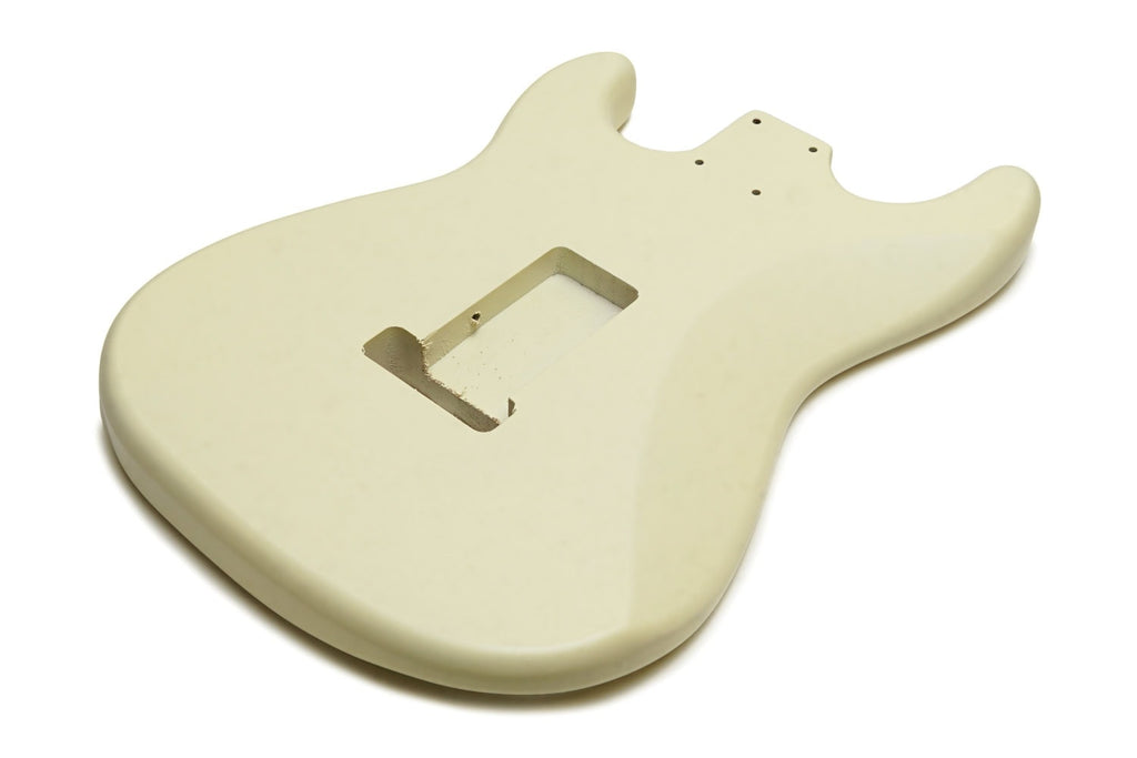 Solo ST Style HSH Satin Nitro Finished Guitar Body – Vintage White