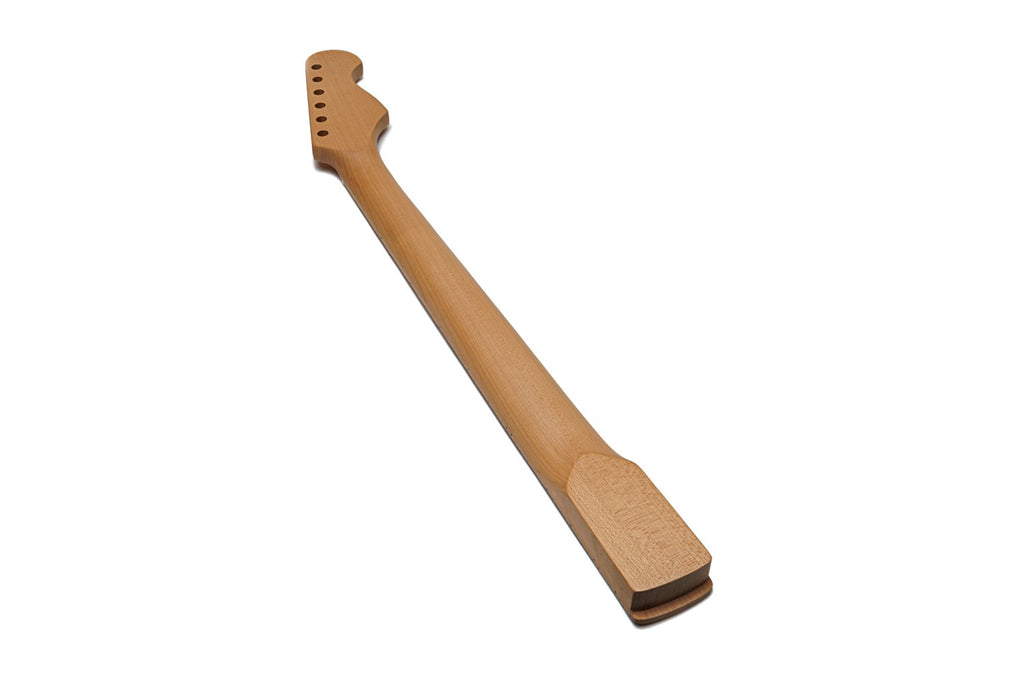 Solo ST Style 22 Fret Left Handed Roasted Maple Baritone Guitar Neck