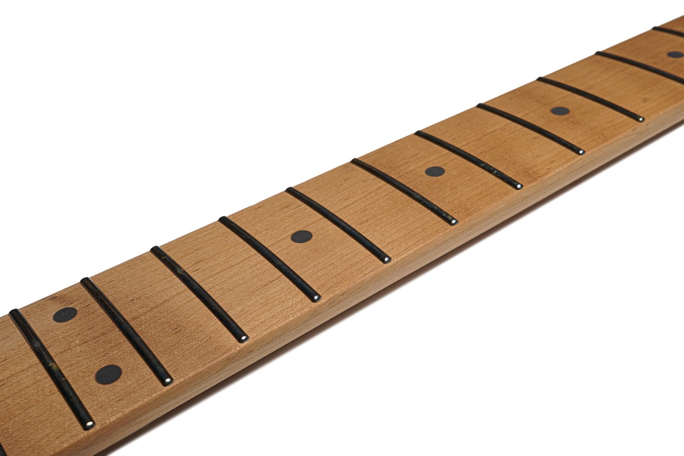Solo Pro ST Style 22 Fret Satin Finished Roasted Maple Guitar Neck With Invisi-Tangs