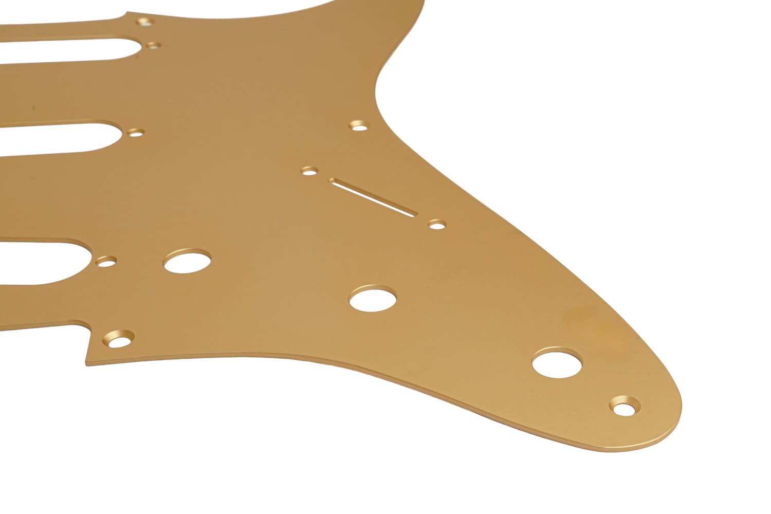 Solo Music Gear Solo Pro ST Style 57 Gold Anodized 8 Hole 1-Ply S/S/S Pickguard