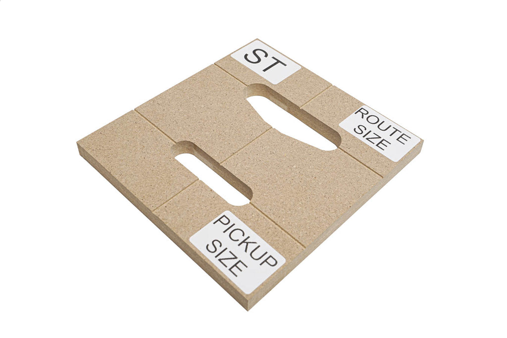 Solo Music Gear Solo ST Style Pickup & Pickguard Route Template