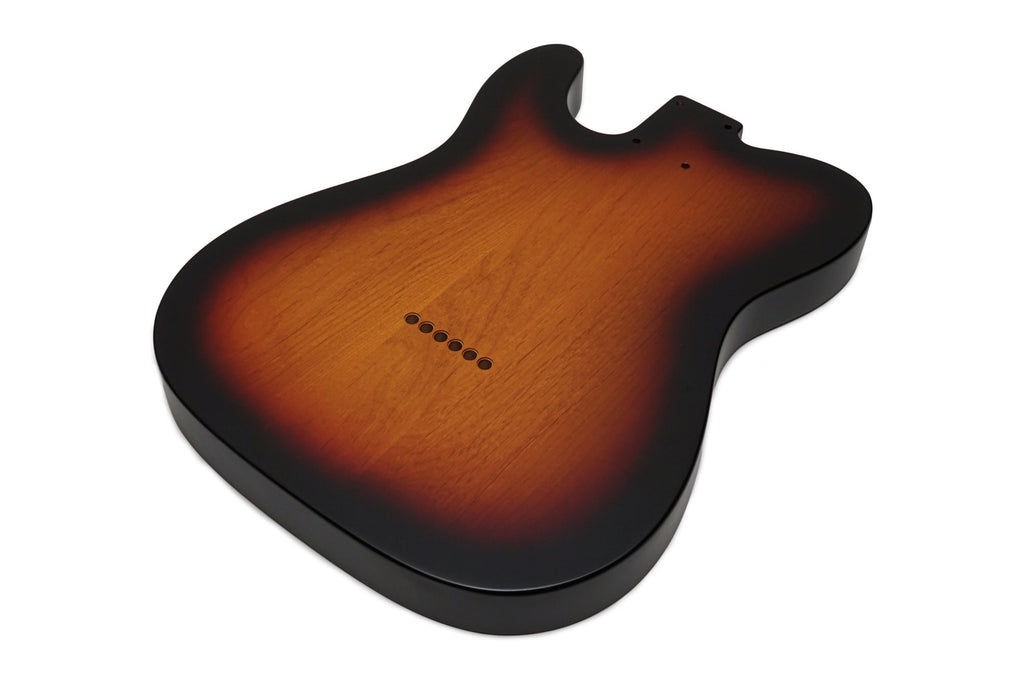 Solo TC Style Satin Nitro Finished Guitar Body – 3 Tone Sunburst