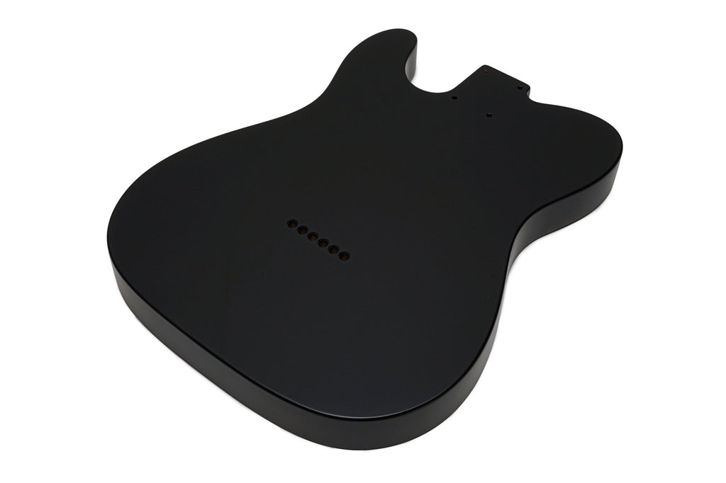 Solo TC Style Satin Nitro Finished Guitar Body – Black