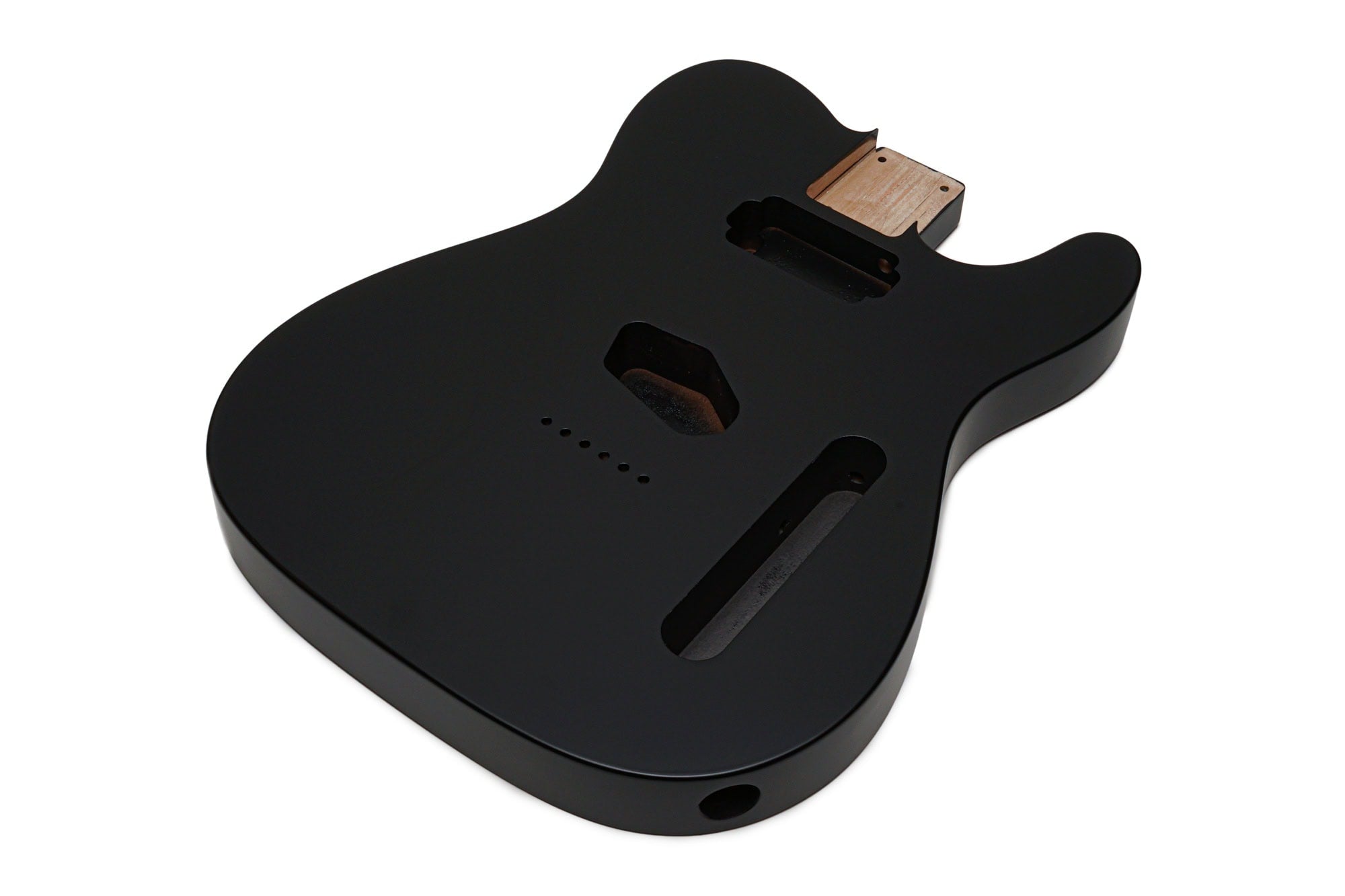 Solo TC Style Satin Nitro Finished Guitar Body – Black