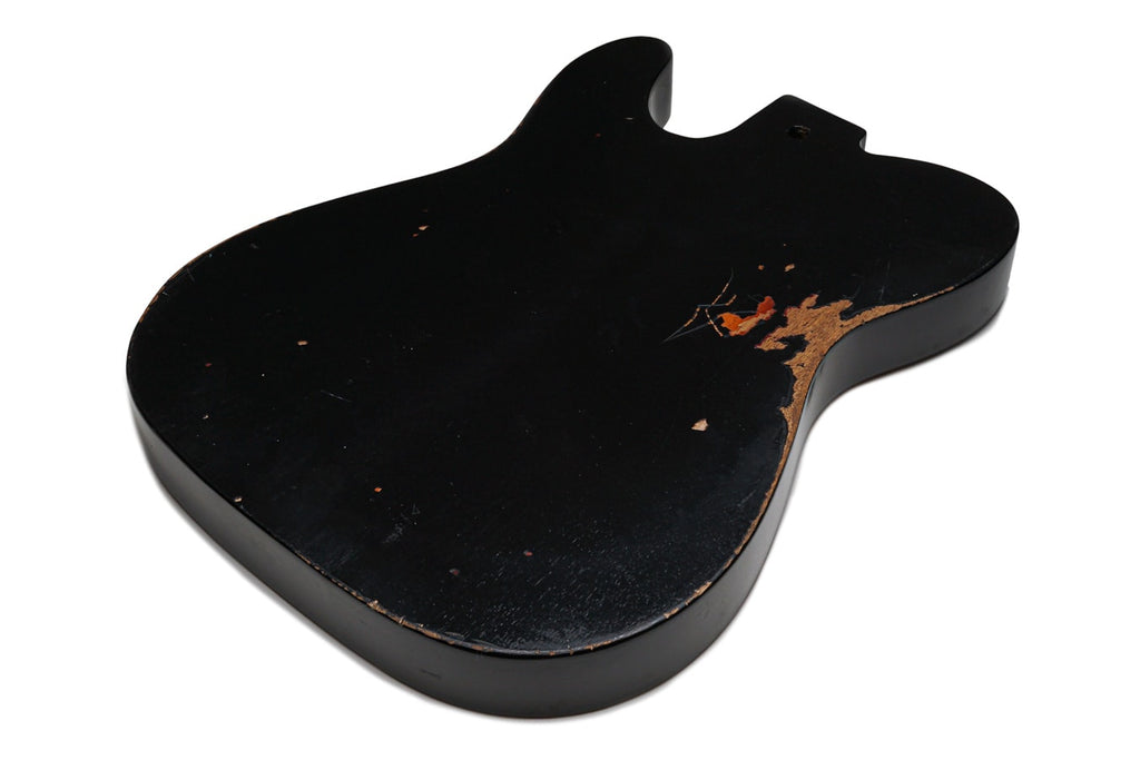 Solo TC Style Relic Finished Guitar Body – Black Sunburst