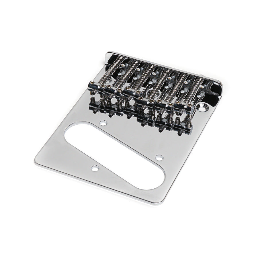 Solo TC Style 3 Hole Chrome Bridge With 6 Saddles