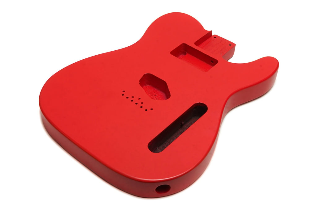 Solo TC Style Satin Nitro Finished Guitar Body – Fiesta Red