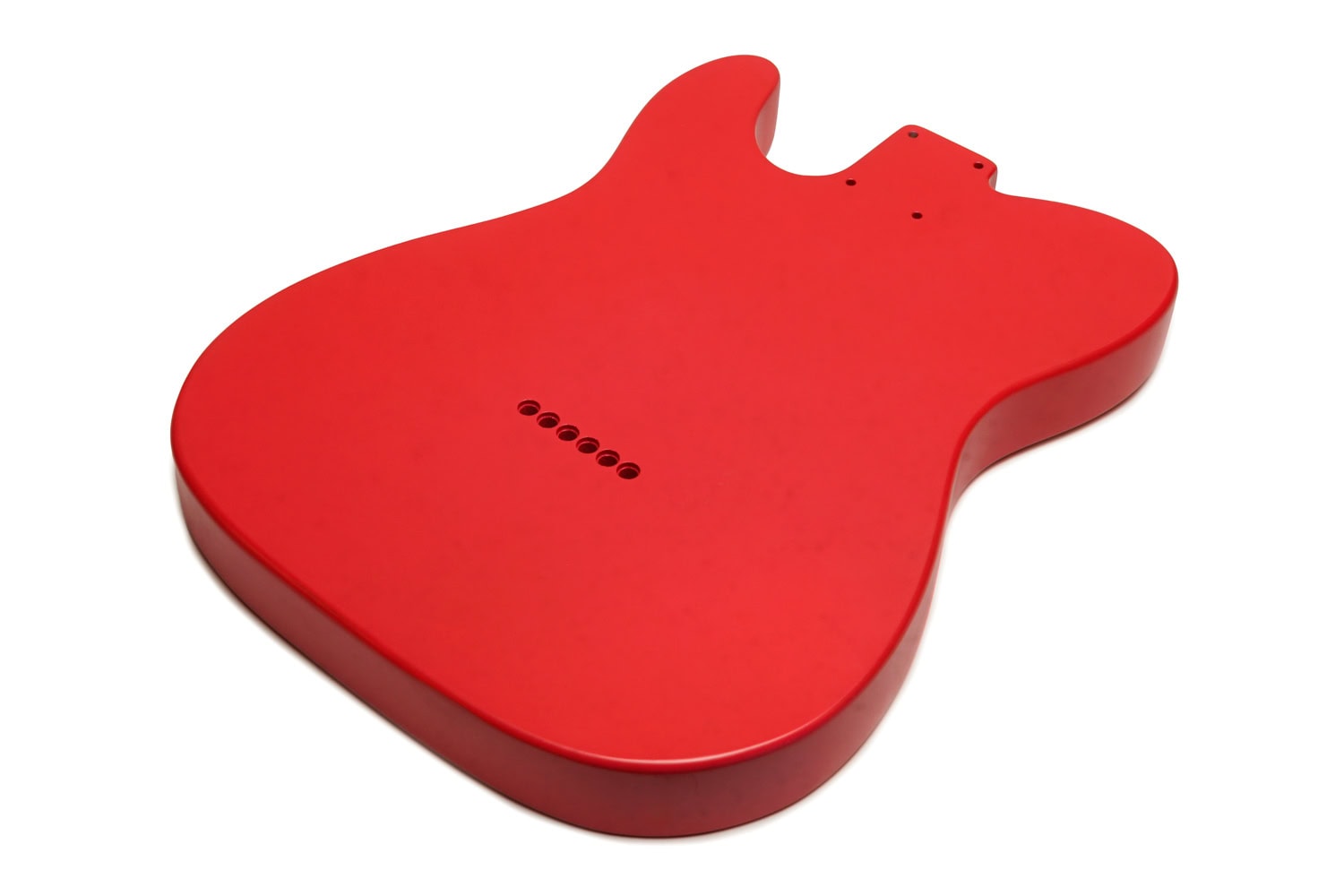 Solo TC Style Satin Nitro Finished Guitar Body – Fiesta Red