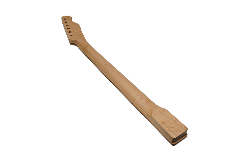 Solo TC Style 22 Fret Left Handed Roasted Maple Baritone Guitar Neck