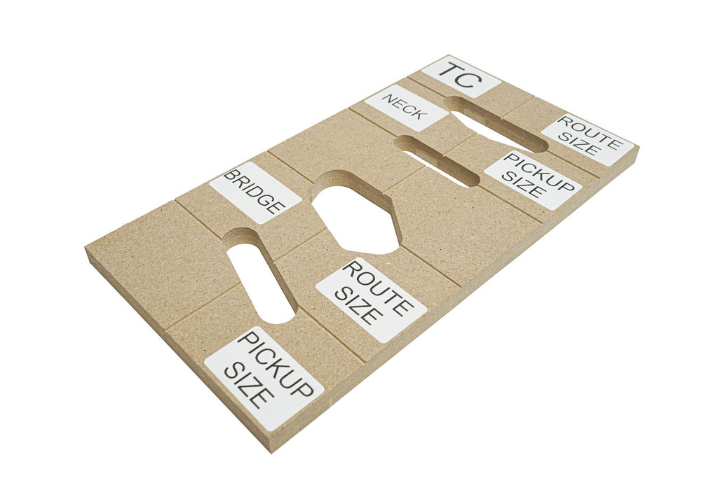 Solo Music Gear Solo TC Style Pickup & Pickguard Route Template