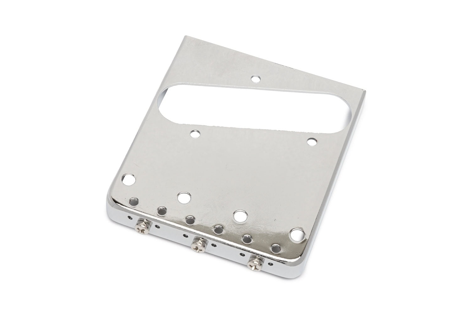 Solo Pro TC Vintage Style Dual Loading Chrome Bridge With 3 Compensated Brass Saddles