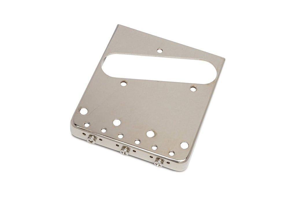 Solo Pro TC Vintage Style Dual Loading Nickel Bridge With 3 Compensated Brass Saddles