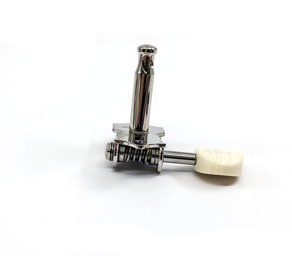 Solo Pro Guitar Machine Heads 3 + 3 With Oval Ivoroid Buttons — Tuner