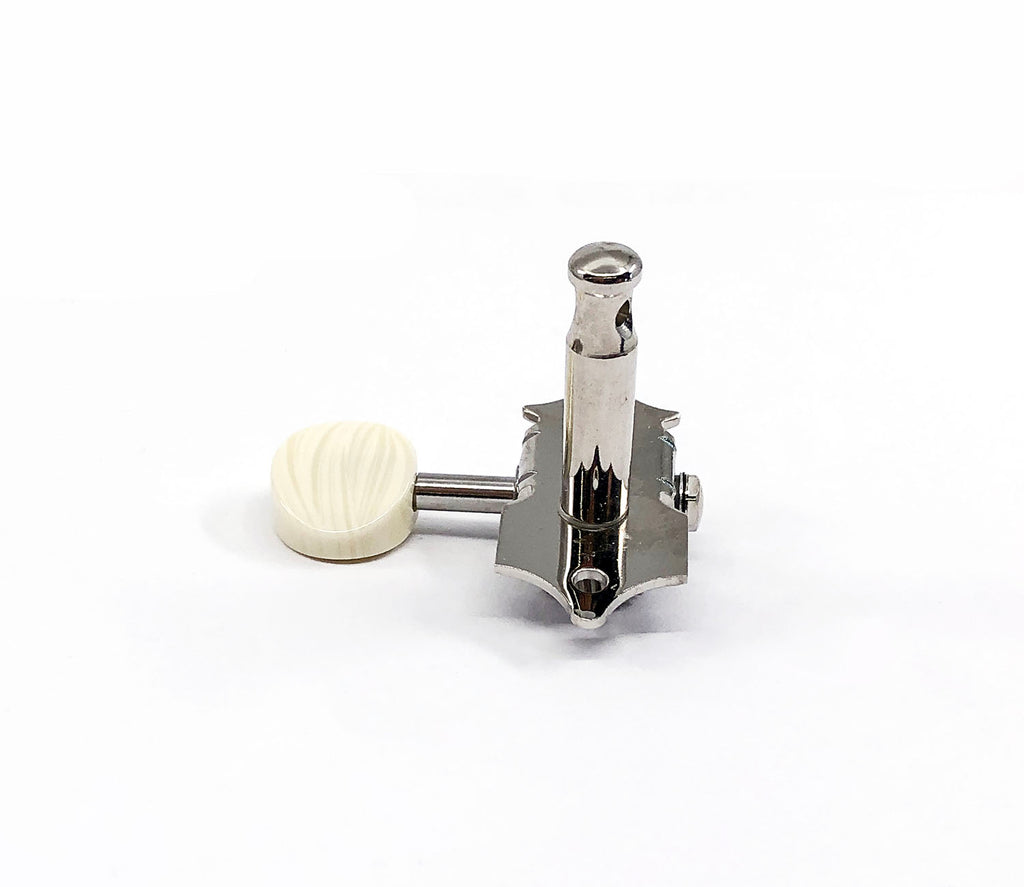 Solo Pro Guitar Machine Heads 3 + 3 With Oval Ivoroid Buttons — Tuner